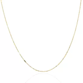 AU86619 - 14 karátos arany Singapuri nyaklánc Hossz: 40 cm