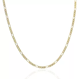 AU86625 - 14 karátos arany Figarucci nyaklánc Hossz: 55 cm