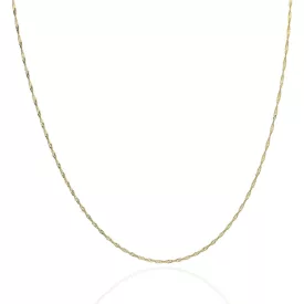 AU86634 - 14 karátos arany Singapuri nyaklánc Hossz: 50 cm