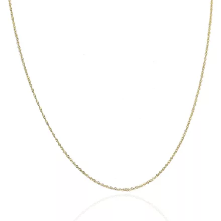 AU86641 - 14 karátos arany Singapuri nyaklánc Hossz: 45 cm