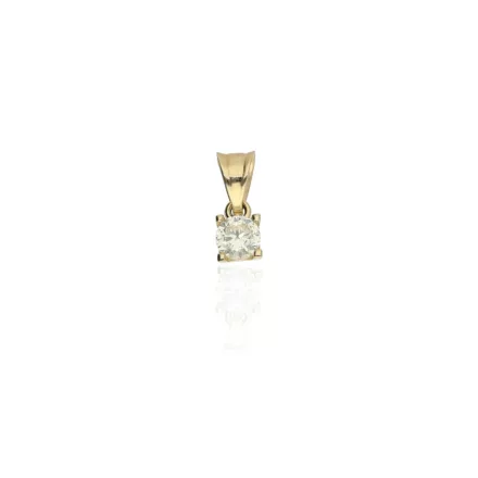 AU86673 - 14 karátos arany solitaire medál