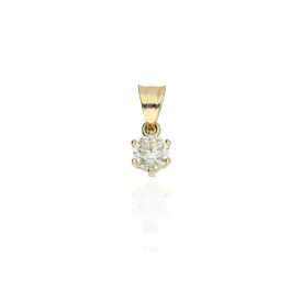 AU86675 - 14 karátos arany solitaire medál