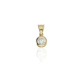 AU86678 - 14 karátos arany button medál