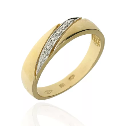 AU86729 - 14 karátos női arany gyűrű Méret: 60