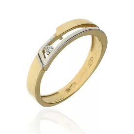 AU86730 - 14 karátos női arany gyűrű Méret: 55