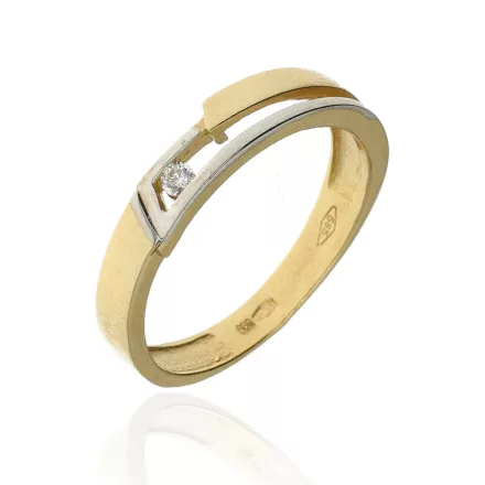 AU86730 - 14 karátos női arany gyűrű Méret: 55