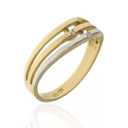 AU86733 - 14 karátos női arany gyűrű Méret: 56