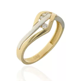AU86736 - 14 karátos női arany gyűrű Méret: 55