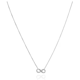   AU87151 - 14 K arany anker nyaklánc infinity medállal Hossz: 42-45 cm