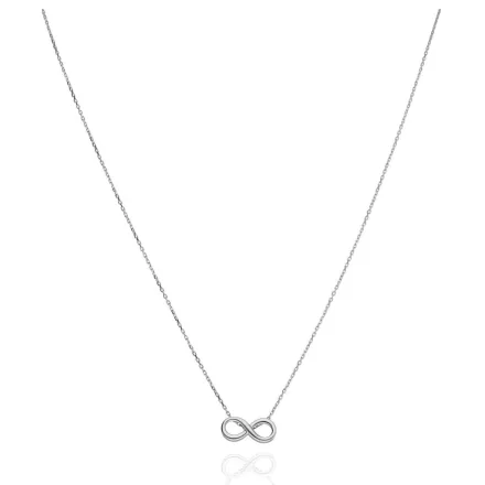 AU87151 - 14 K arany anker nyaklánc infinity medállal Hossz: 42-45 cm