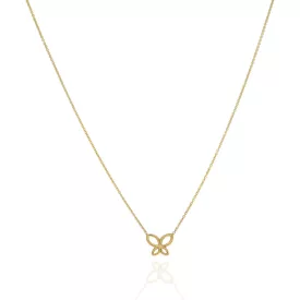   AU87616 - 14 K sárga arany nyaklánc medállal Hossz: 42 - 45 cm