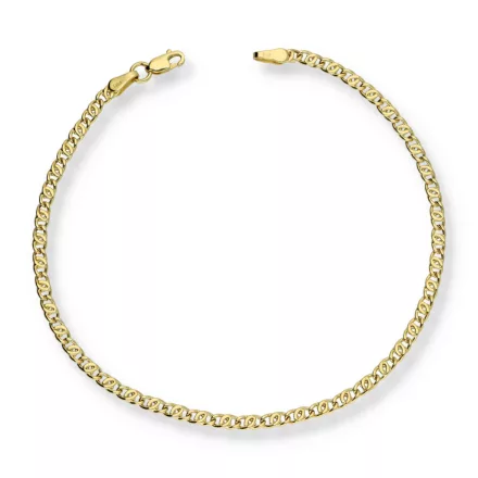 AU87624 - 14 K sárga arany karlánc Hossz: 19 cm