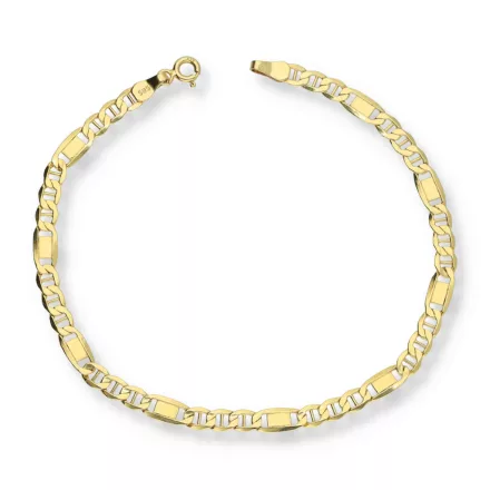 AU87627 - 14 K sárga arany karlánc Hossz: 20,5 cm
