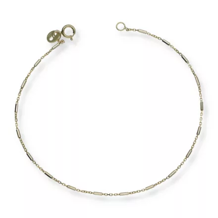 AU87629 - 14 K sárga arany karlánc Hossz: 19 cm