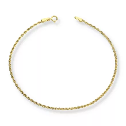 AU87730 - 14 K sárga arany karlánc Hossz: 18,5 cm