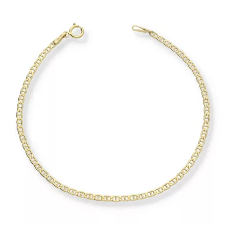 AU87737 - 14 K sárga arany karlánc Hossz: 17,5 cm