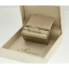 B179 - 223343 - Briliáns kővel díszített női arany gyűrű Méret: 55