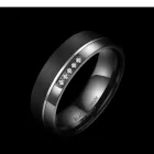 Black titánium karikagyűrű pár - BT-07