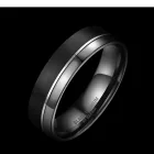 Black titánium karikagyűrű pár - BT-07