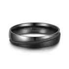 Black titánium karikagyűrű pár - BT-08
