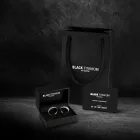 Black titánium karikagyűrű pár - BT-09