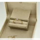 E213493 - M442-Briliáns kővel díszített női arany gyűrű