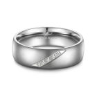 Nemesacél karikagyűrű pár - ES-04