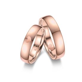 Nemesacél karikagyűrű pár - ES-31-B