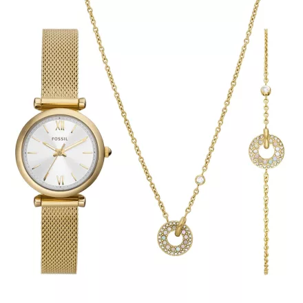 ES5251SET Fossil női karóra + karkötő + nyaklánc szett