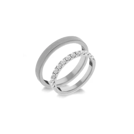 14K arany karikagyűrű pár - ETH-0-030-B-286-F