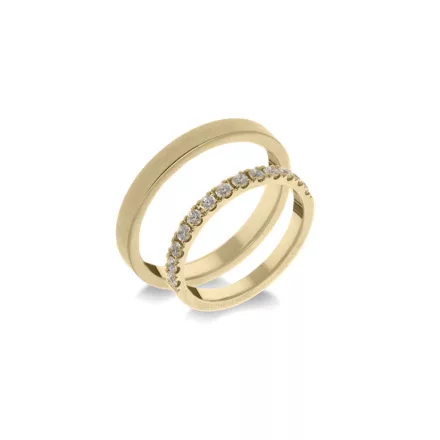 14K arany karikagyűrű pár - ETH-0-030-B-286-S
