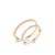 14K arany karikagyűrű pár - ETH-BAR-0-008-B-282-V