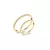 14K arany karikagyűrű pár - ETH-BAR-0-010-B-283-S