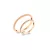 14K arany karikagyűrű pár - ETH-BAR-0-010-B-283-V
