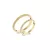 14K arany karikagyűrű pár - ETH-BAR-0-020-B-285-S