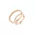 14K arany karikagyűrű pár - ETH-BAR-0-020-B-285-V