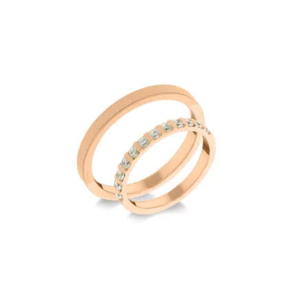 14K arany karikagyűrű pár - ETH-BAR-0-030-B-286-V