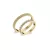 14K arany karikagyűrű pár - ETH-BAR-0-050-B-287-S