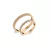 14K arany karikagyűrű pár - ETH-BAR-0-050-B-287-V