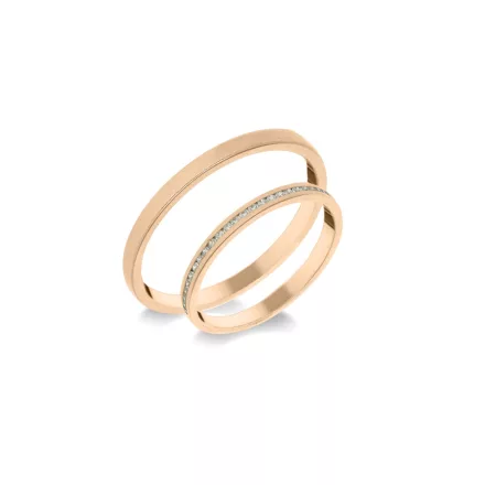 14K arany karikagyűrű pár - ETH-K-0-005-B-291-V