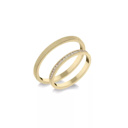 14K arany karikagyűrű pár - ETH-K-0-008-B-292-S