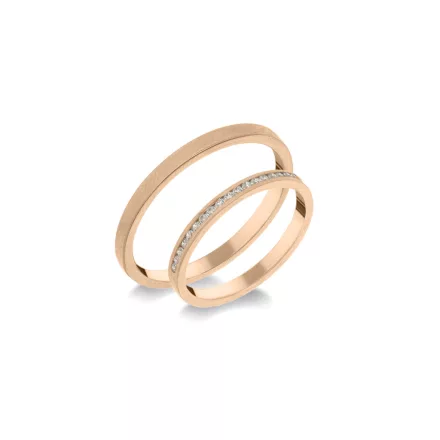 14K arany karikagyűrű pár - ETH-K-0-008-B-292-V