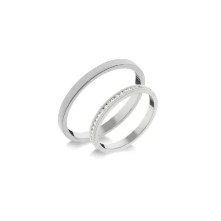 14K arany karikagyűrű pár - ETH-K-0-010-B-293-F