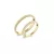 14K arany karikagyűrű pár - ETH-K-0-010-B-293-S