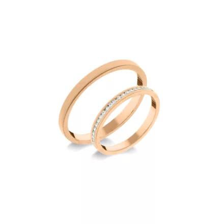 14K arany karikagyűrű pár - ETH-K-0-010-B-293-V