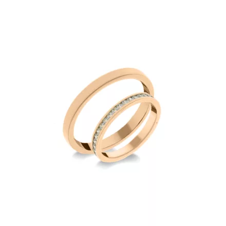 14K arany karikagyűrű pár - ETH-K-0-015-B-294-V
