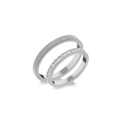 14K arany karikagyűrű pár - ETH-K-0-020-B-295-F