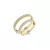 14K arany karikagyűrű pár - ETH-K-0-020-B-295-S