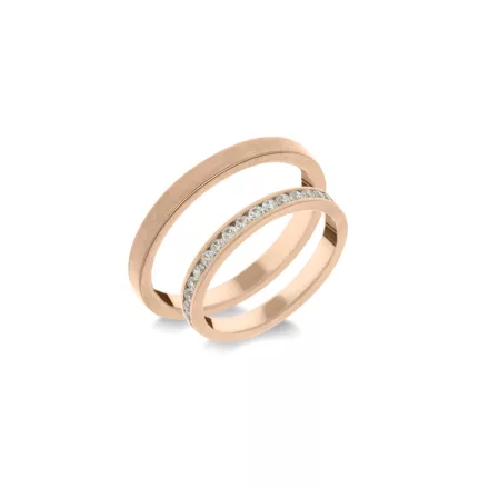 14K arany karikagyűrű pár - ETH-K-0-020-B-295-V