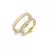 14K arany karikagyűrű pár - ETH-K-0-050-B-297-S